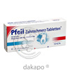 Pfeil Zahnschmerz Tablett