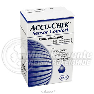 ACCU CHEK Sensor Comfort Kontroll Loesung