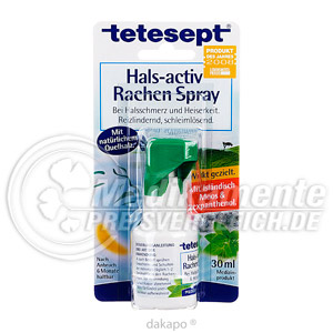 TETESEPT Hals activ Rachen Spray