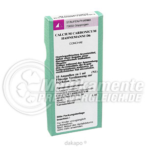 CALCIUM CARBONICUM D 6 Ampullen Hahnemanni