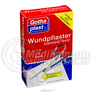 Gothaplast Wundpfl.stand.1mx6cm M.des.wundaufl.