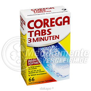 Corega Tabs 3 Minuten