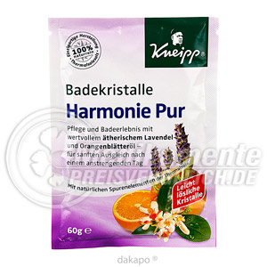 KNEIPP BADEKRISTALLE Harmonie Pur Lavend.-Orange
