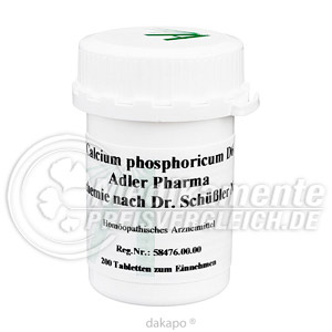 BIOCHEMIE  2 Calcium phosph.D6 Adl.P. Tabl. Sch��ler Salze Adler