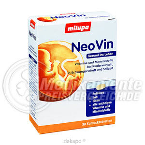 MILUPA NEOVIN Schlucktabl.