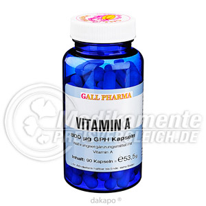 VITAMIN A 800 ug GPH Kapseln