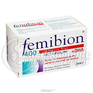 FEMIBION 400 Fols.Plus Metafolin+DHA Kaps.+Tabl.