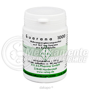 Guarana 1000 Mg Kautabl.
