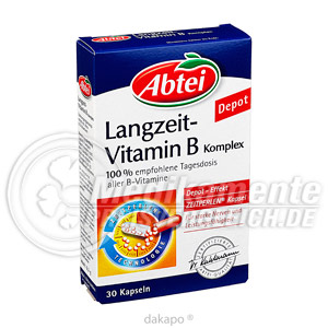 ABTEI Langzeit Vitamin B Komplex Kapseln