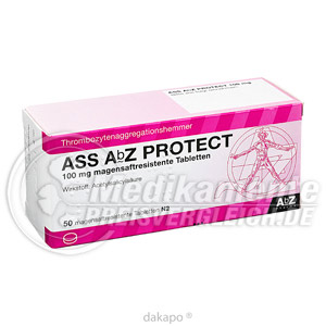 ASS ABZ Protect 100 mg magensaftresist.Tabl.
