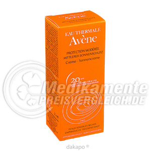 AVENE Sonnencreme SPF 20 ungetoent Neu Preisvergleich