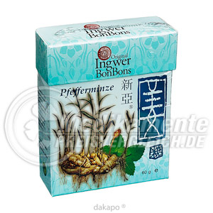 INGWER BONBONS Original Pfefferminze