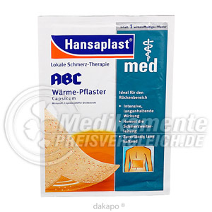 Hansaplast Med Abc Waerme Pflaster Capsicum