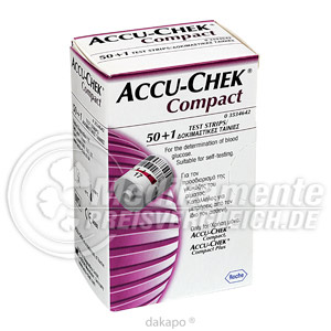 ACCU CHEK Compact Teststreifen