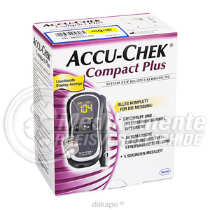 ACCU CHEK Compact Plus II Set mg-dl