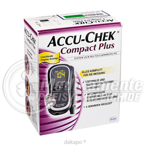 ACCU CHEK Compact Plus II Set mmol-l