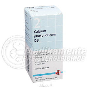 BIOCHEMIE  2 Calcium Phosphoricum D 3 Tabl. Sch��ler Salze DHU