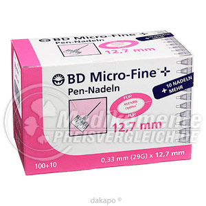 B-d Micro Fine+ 12,7 Opti 110 Nadeln 0,33x12,7mm