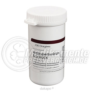 Antihypertonicum S Schuck Preisvergleich