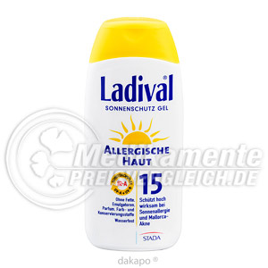 LADIVAL allergische Haut Gel LSF 15