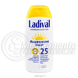 LADIVAL allergische Haut Gel LSF 25