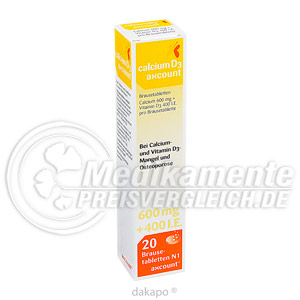 CALCIUM D3 Axcount Brausetabl.
