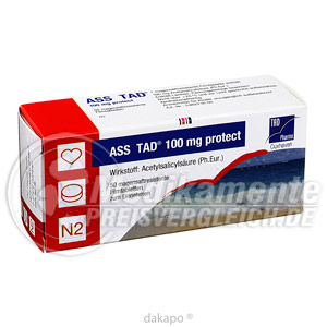 ASS TAD 100 mg Protect Tabl. magensaftr.