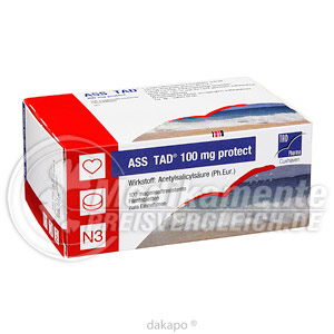 ASS TAD 100 mg Protect Tabl. magensaftr.