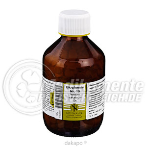 BIOCHEMIE    10 Natr Sulf  Sch��ler Salze Nestmann Sch��ler Salze Nestmann
