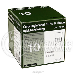 CALCIUMGLUCONAT 10% MPC Injektionsloesung