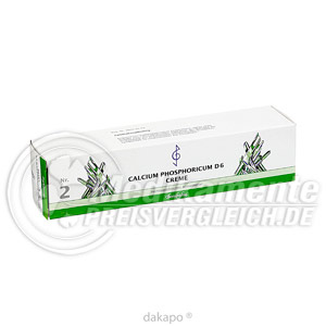 BIOCHEMIE  2 Calcium phosphoricum D 6 Creme Sch��ler Salze BOMBASTUS
