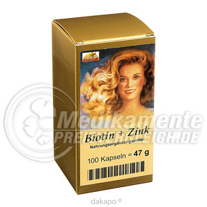 Biotin + Zink Haarkapseln Preisvergleich