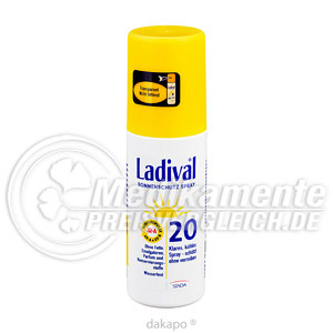 LADIVAL Sonnenschutzspray LSF 20