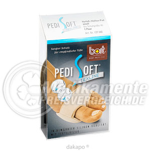 BORT PediSoft TexLine Vorfuss-u.Hallux Pad small