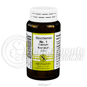 BIOCHEMIE  1 Calcium fluoratum D 12 Tabl. Sch��ler Salze Nestmann Sch��ler Salz