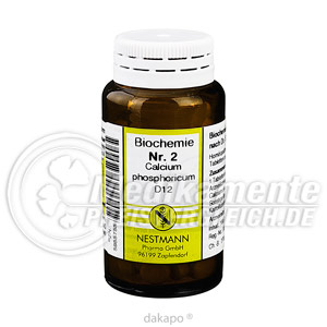 BIOCHEMIE  2 Calcium phosphoricum D 12 Tabl. Sch��ler Salze Nestmann Sch��ler S