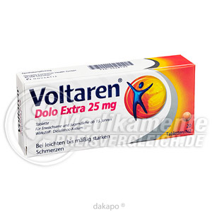 VOLTAREN Dolo Extra 25 mg Tabl.ueberzogen
