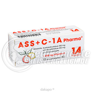 ASS + C 1A Pharma Brausetabl.