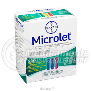 MICROLET Lanzetten farbig