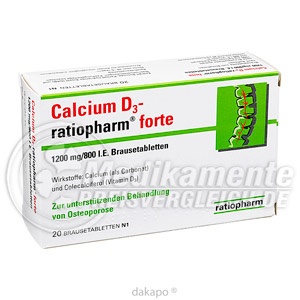 CALCIUM D3 ratiopharm forte Brausetabl.