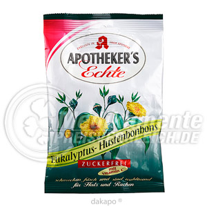 Apothekers Echte Eukalyptus Hustenbonbons