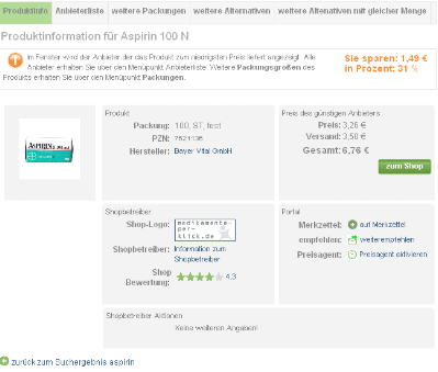 Abbildung Produktansicht
