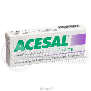 Acesal 250mg Preisvergleich
