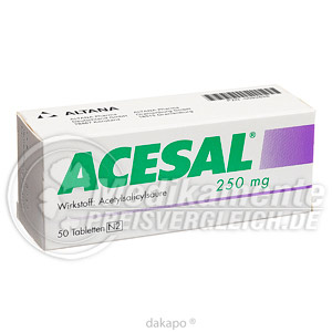 Acesal 250mg Preisvergleich