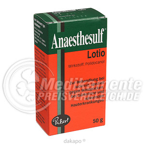 Anaesthesulf Lotio Preisvergleich