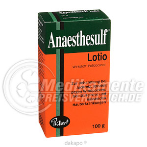 Anaesthesulf Lotio Preisvergleich