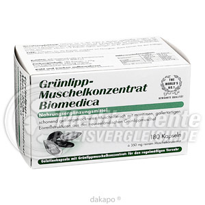 Gruenlipp Muschelkonzentra Preisvergleich