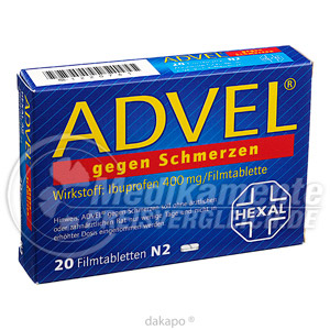 Advel Gegen Schmerzen Preisvergleich