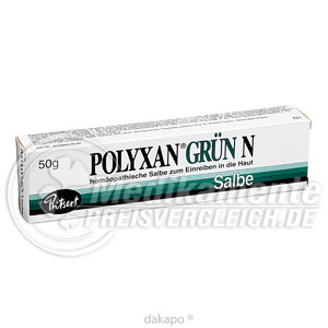 Polyxan Gruen N Salbe Preisvergleich