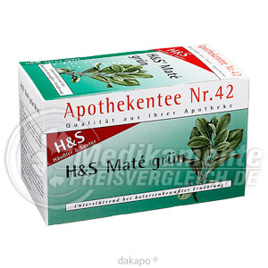 H&s Mate Tee Grün Filterbeutel Preisvergleich